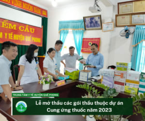 trung tam y te huyen que phong dau thau