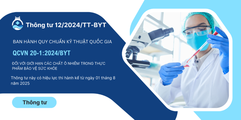 Ban hành Quy chuẩn kỹ thuật quốc gia Thông tư 12/2024/TT-BYT